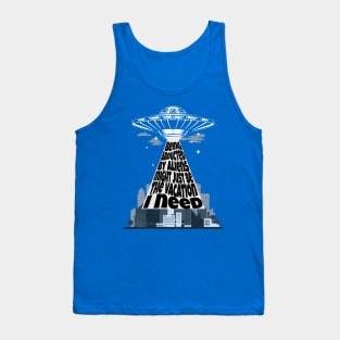 Alien Abduction Vacation Tank Top